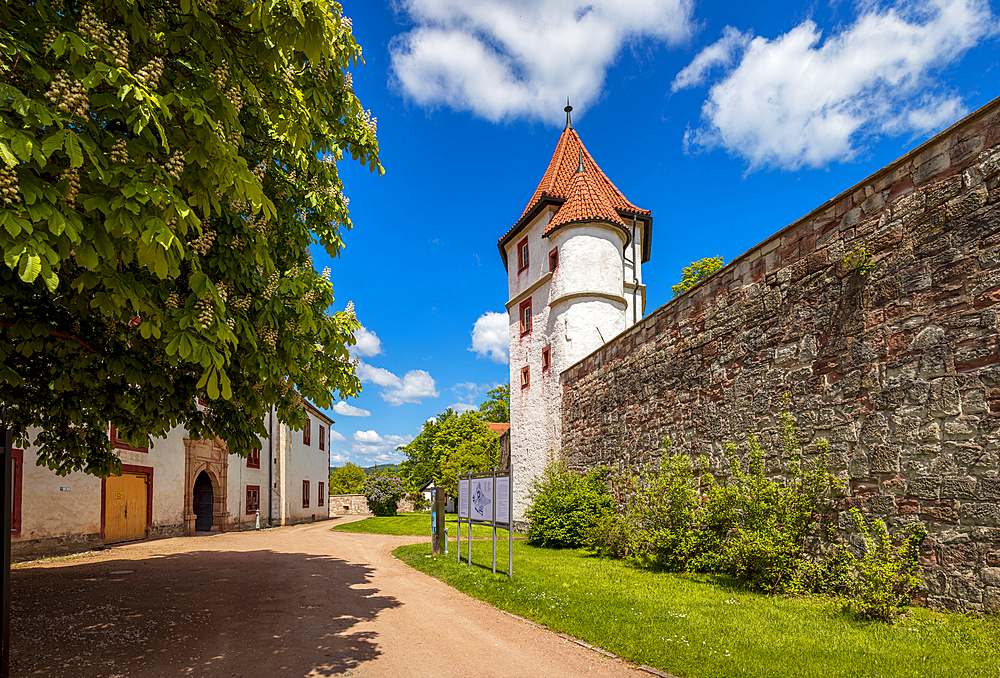 Crystal tower at Wilhelmsburg Castle in Schmalkalden, Thuringia, Germany