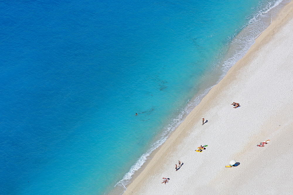 Myrtos beach is considered to be one of the most beautiful beaches on the island of Kefalonia. It is located on the west coast of the Ionian Islands, Greece