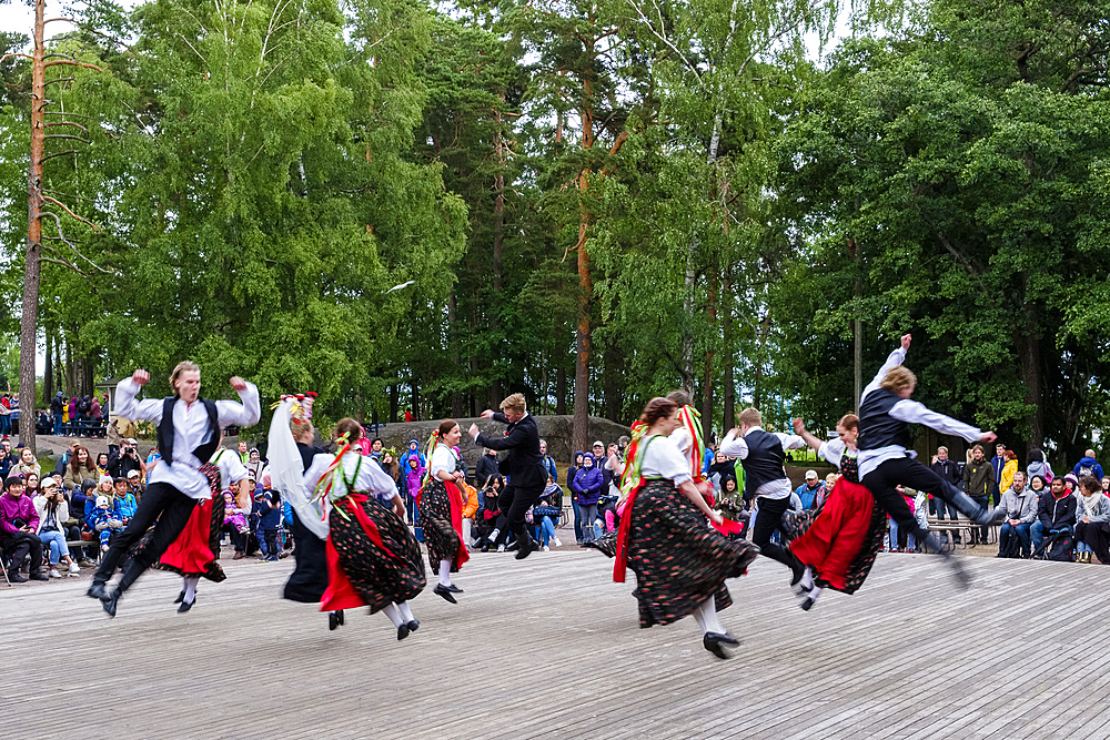 Midsummer festival at Seurasaari Open Air Museum, Helsinki, Finland