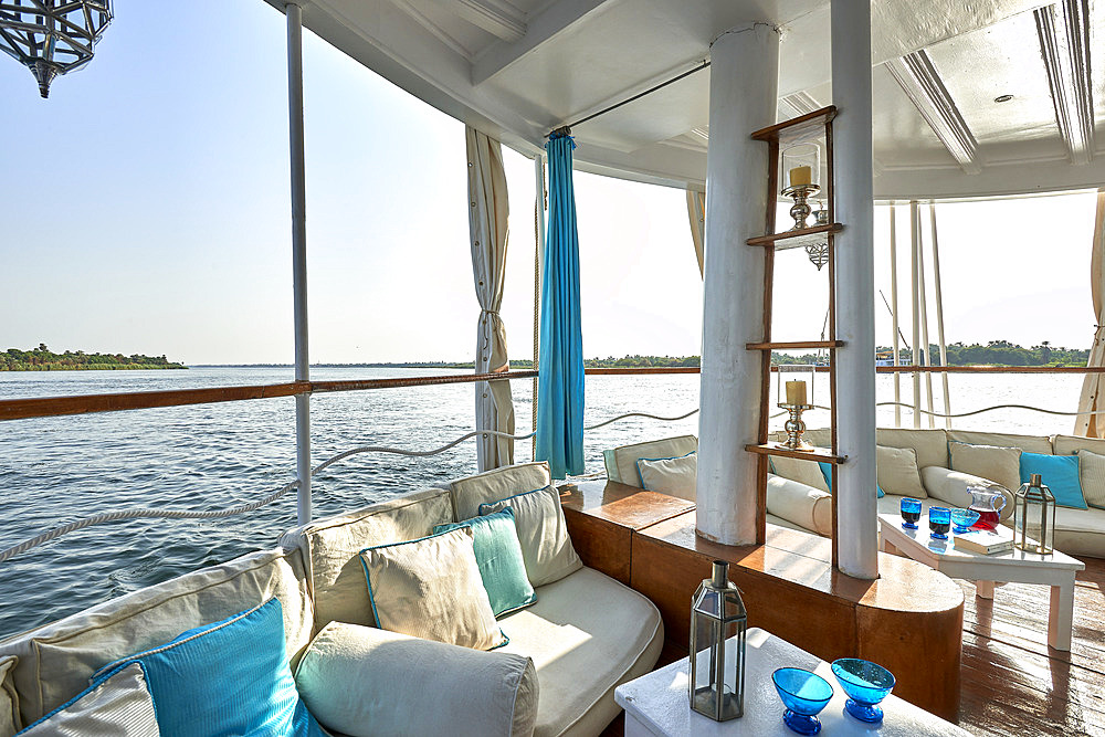 lazulli boat,egypt,river nile,interior,room,terrace