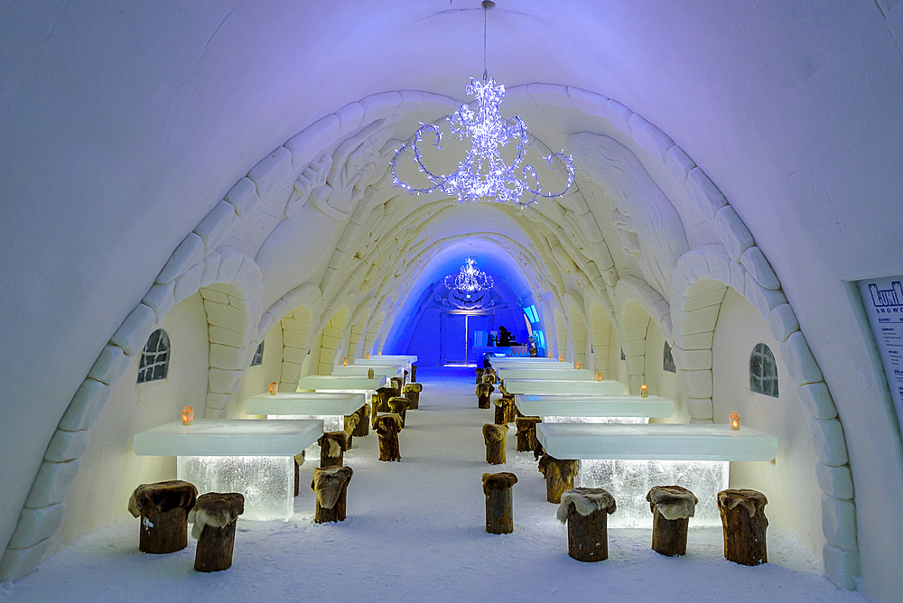 Snow hotel Lumilinna in Kemi, Finland