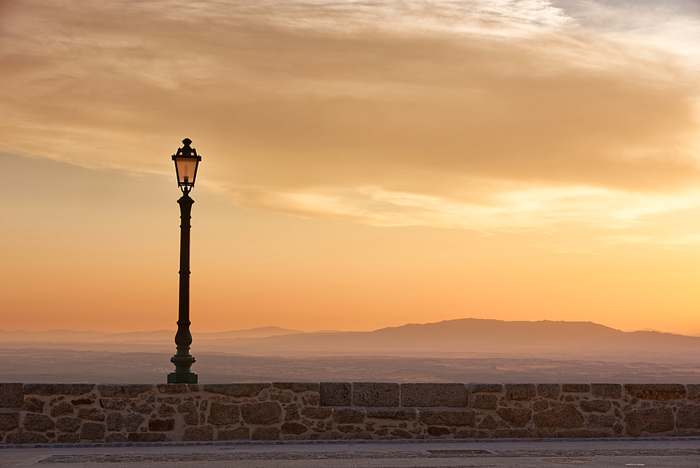 The superbly situated village of Monasanto is nestled in granite rocks high on a ridge, Beira, Portugal.