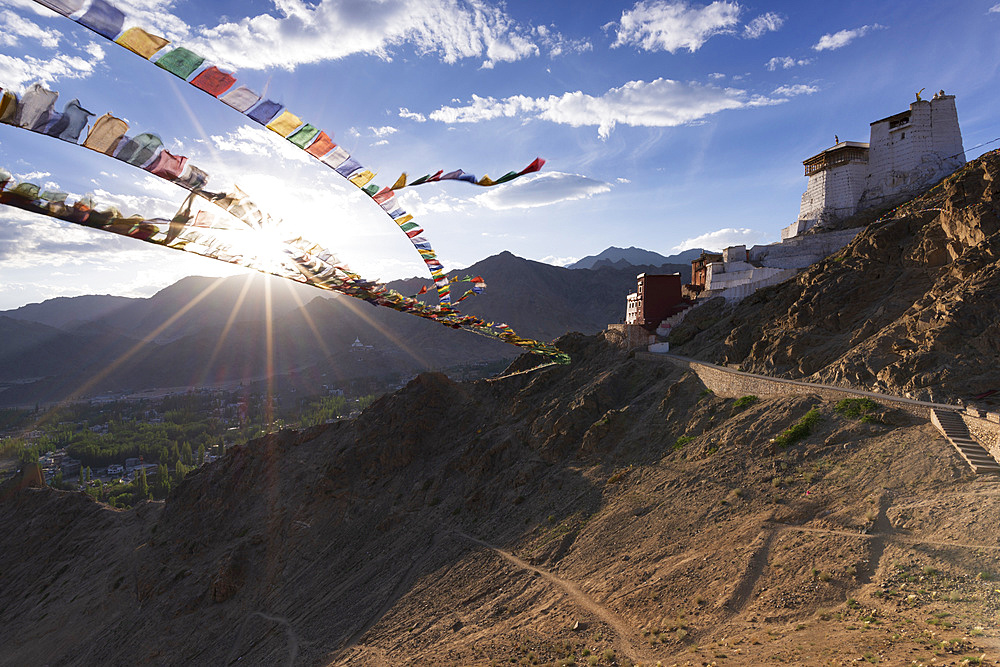 The Namgyal Tsemo Gompa Monastery, Tsenmo Hill, Leh, Ladakh, Jammu and Kashmir, India, Asia