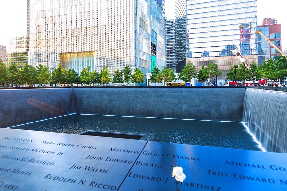 New York City, Manhattan, World Trade Center Site, National September 11 Memorial