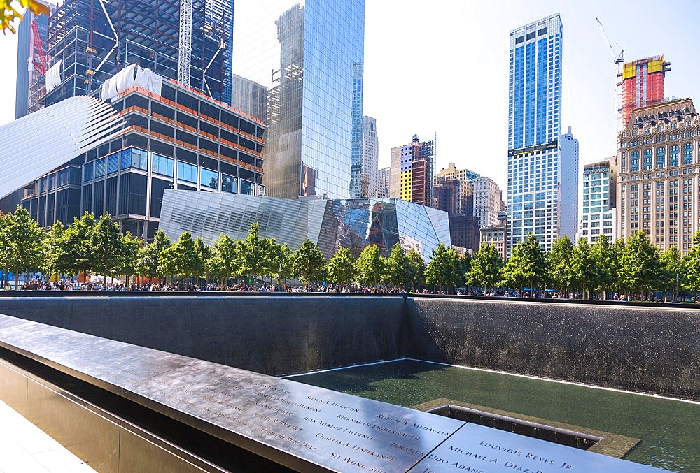 New York City, Manhattan, World Trade Center Site, National September 11 Memorial