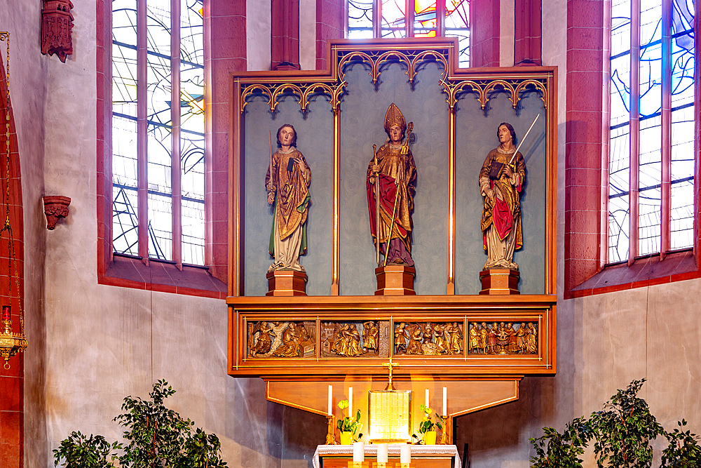 Hassfurt, Parish church of St, Kilian, Kolonat and Totnan, high altar