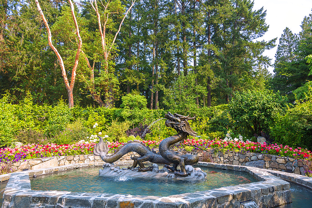 Victoria, The Butchart Gardens, Dragon Fountain