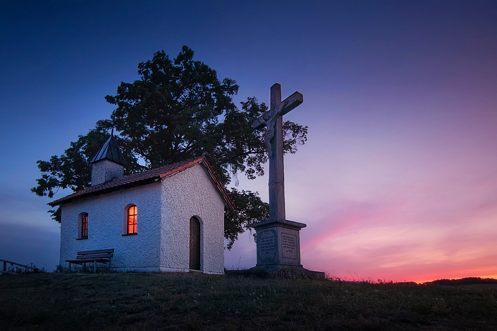 Chapel near Hofaschenbach, Rhoen, Hesse Germany