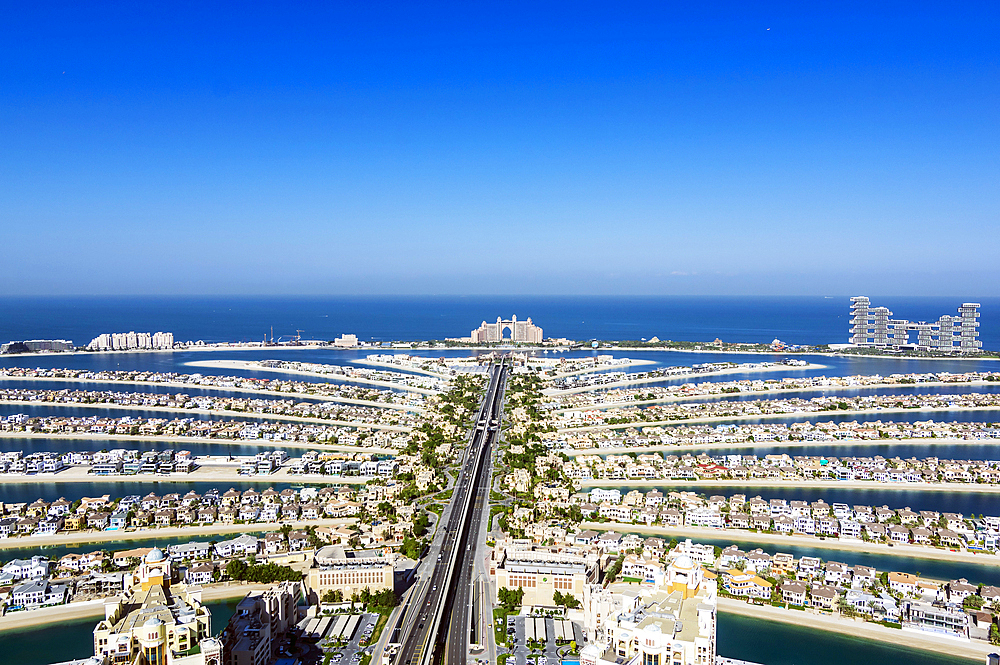 Views from the 50th floor of the Aura Skypool, Dubai, United Arab Emirates, Middle East