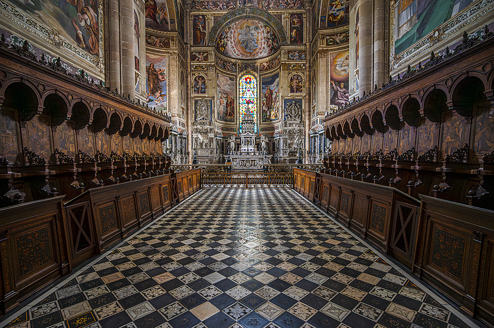 Monastery Certosa di Pavia (“Gratiarum Chartusiae”), Province of Pavia, Lombardy, Italy, Europe