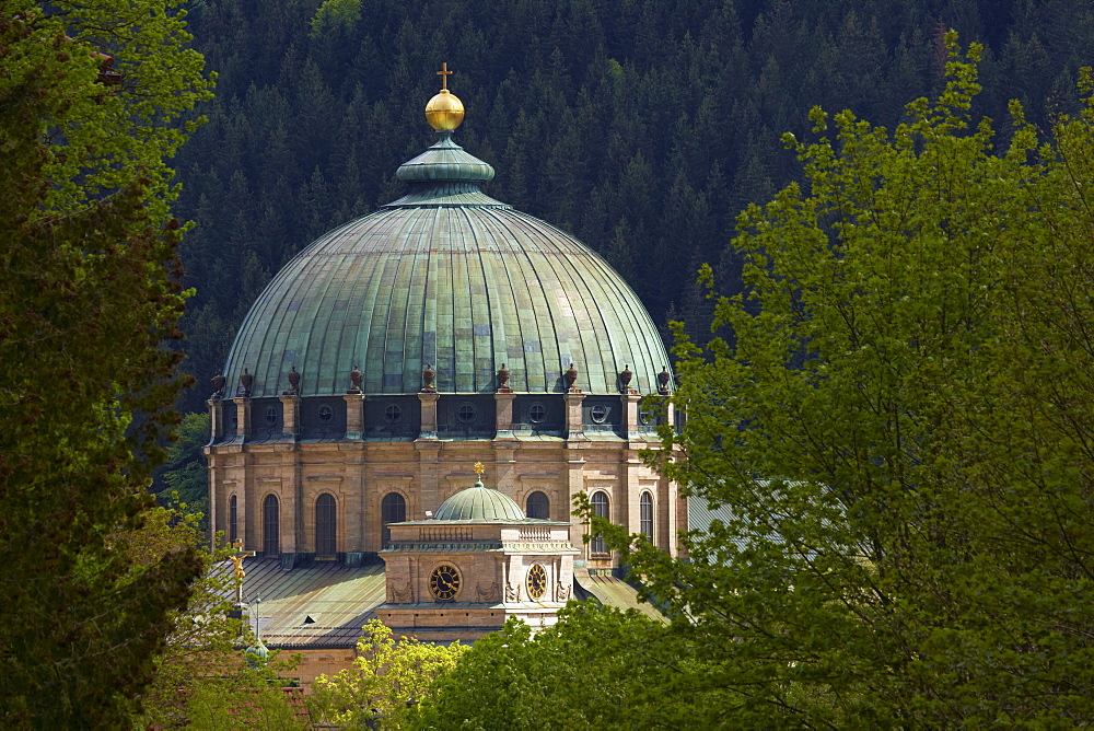 St. Blasien monastery, Cupola, On a spring's day, Black Forest, Baden-Wuerttemberg, Germany, Europe