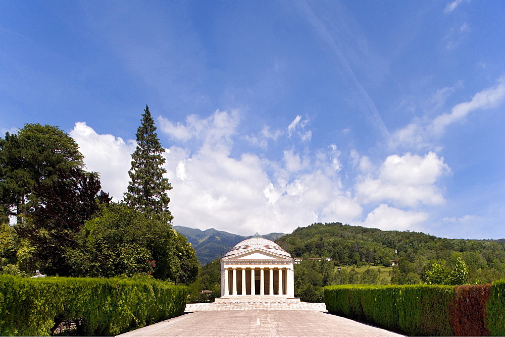 Canova Temple, The famous sculptor Antonio Canova was born in Possagno, Veneto, Italy