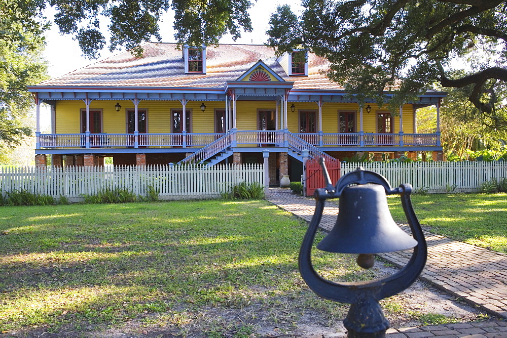 Laura Plantation is a rare example of a creole plantation house, Vacherie, Louisiana, USA