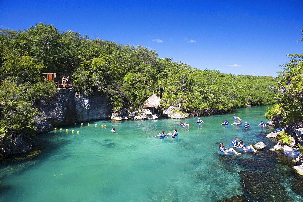 Aquapark Xel-Ha, State of Quintana Roo, Peninsula Yucatan, Mexico