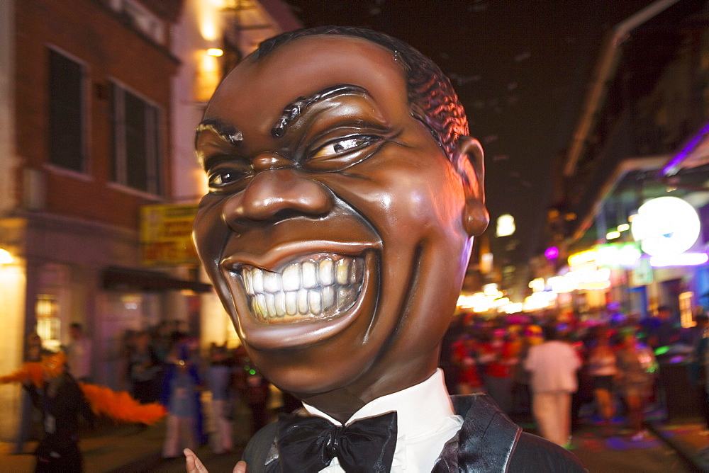 Mardi Gras Parade in the French Quarter, New Orleans, Louisiana, USA