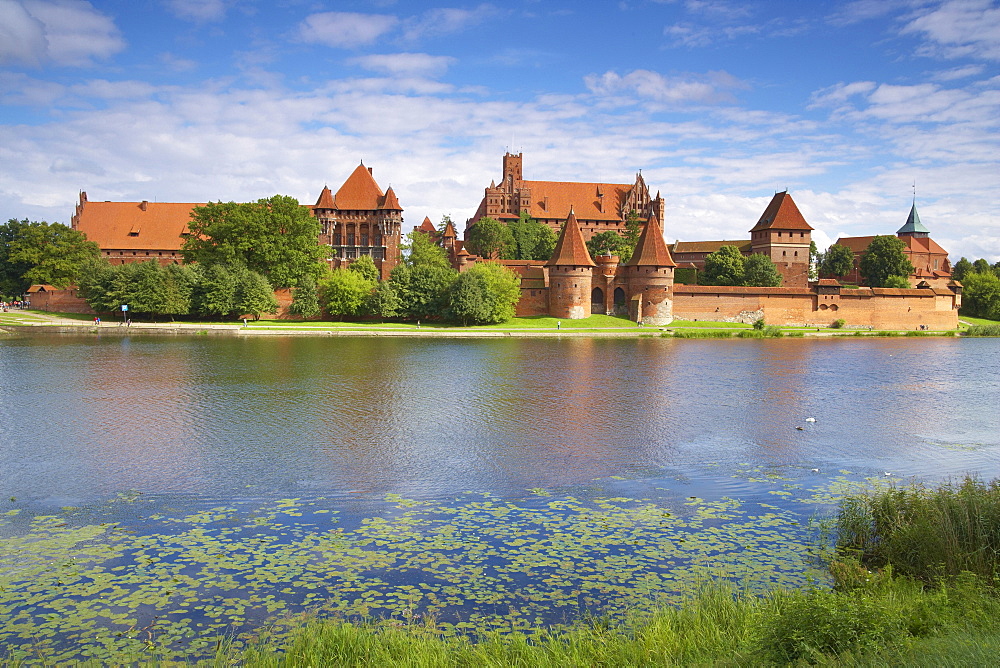 Malbork on the Nogat, East Prussia, Poland, Europe