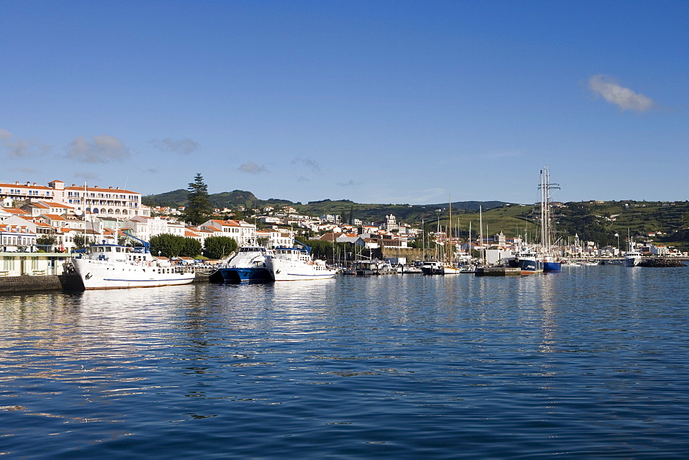 Horta Harbor, Horta, Faial Island, Azores, Portugal, Europe