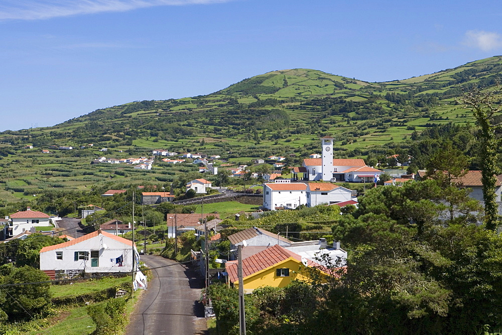 Town, Praia do Norte, Faial Island, Azores, Portugal, Europe