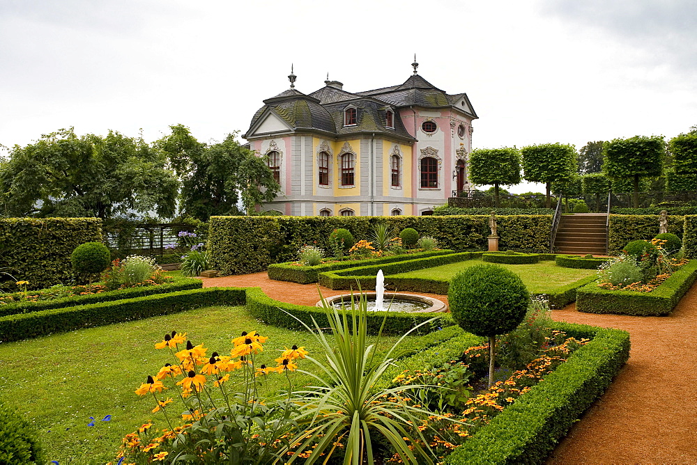 Dornburger castles, Rokoko castle, Dornburg, near Jena, Thuringia, Germany, Europe