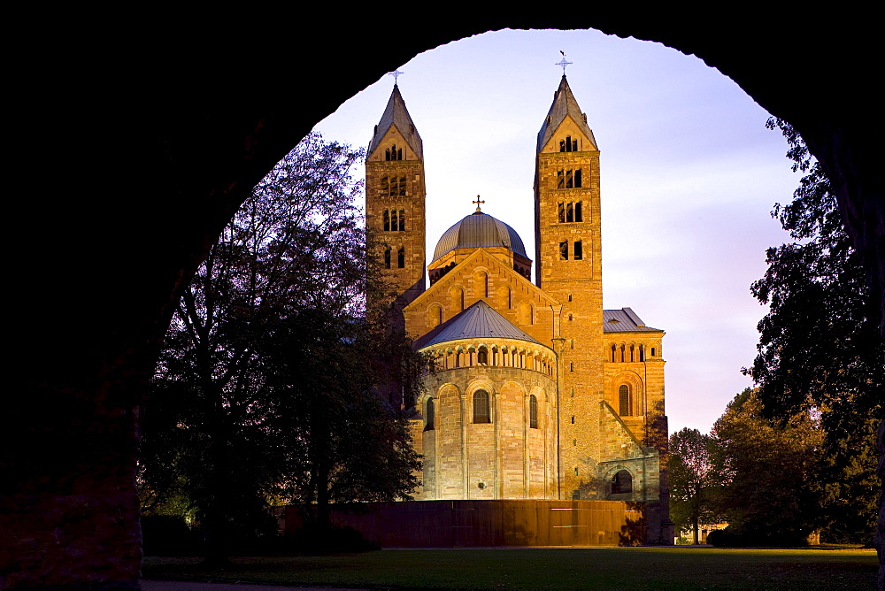 Speyer cathedral, Imperial Cathedral Basilica of the Assumption and St Stephen, UNESCO world cultural heritage, Speyer, Rhineland-Palatinate, Germay, Europe