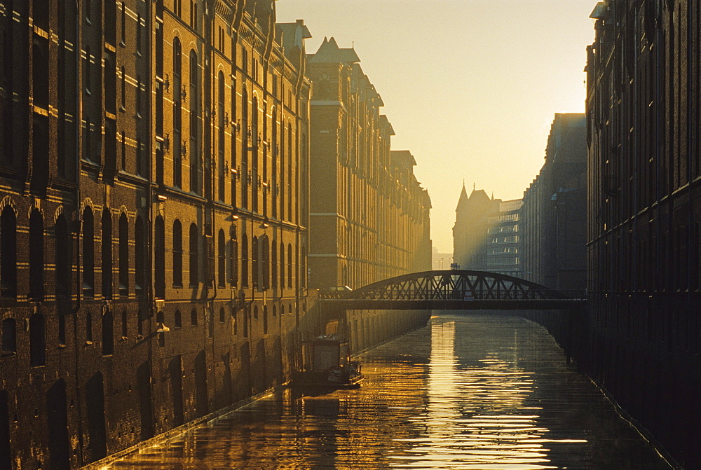 Old warehouse district, Hamburg, Germany