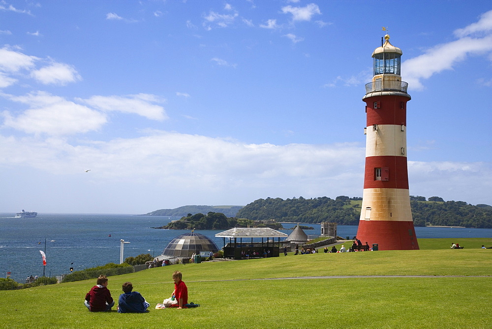 Smeaton's Tower, the Hoe, Plymouth, Devon, England, United Kingdom