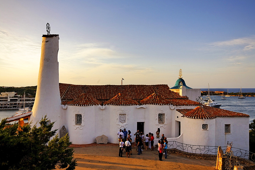 Italy Sardinia Porto Cervo Stella Maris church