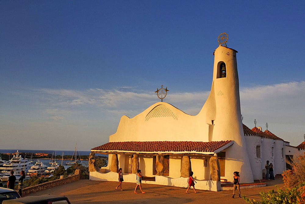 Italy Sardinia Porto Cervo Stella Maris church