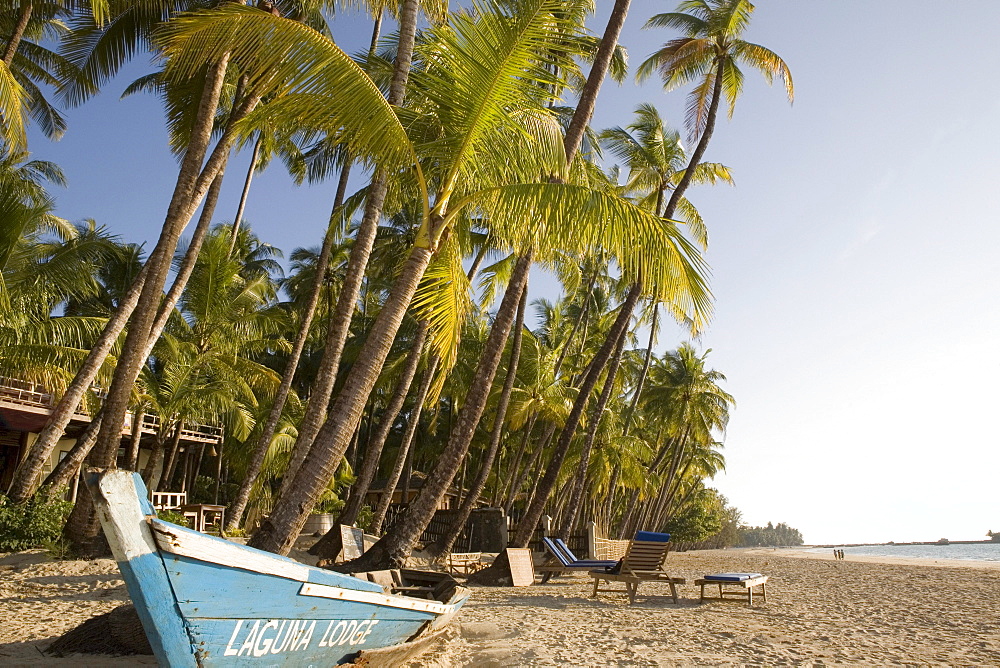 hotel Laguna Lodge at Ngapali Beach at the Gulf of Bengal, Rakhine State, Myanmar, Burma