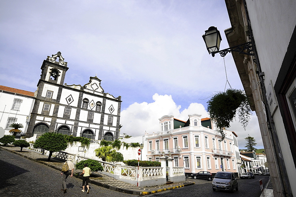 San Salvador church, Horta, Faial Island, Azores, Portugal