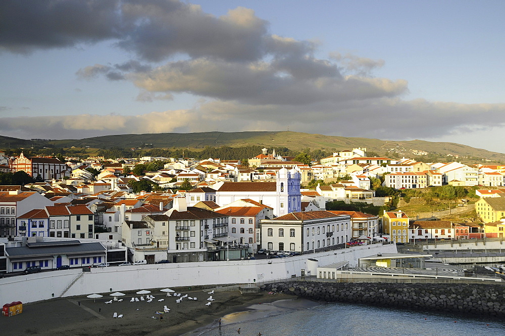 View with Misericordia Church, Angra do Heroismo, Terceira Island, Azores, Portugal