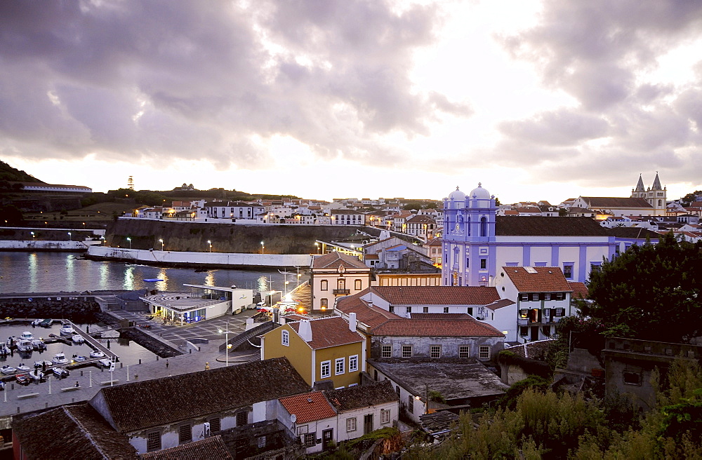 View with Misericordia Church, Angra do Heroismo, Terceira Island, Azores, Portugal