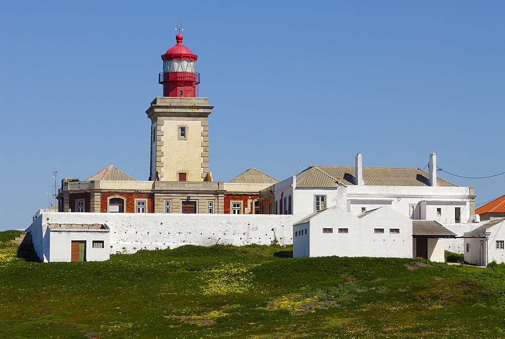 Lighthouse at Cabo da Roca, Costa de Lisboa, Lisbon District, Estremadura, Portugal, Atlantic