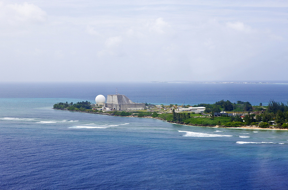 Aerial View of Kwajalein, Marshall Islands, Kwajalein Atoll, Micronesia, Pacific Ocean