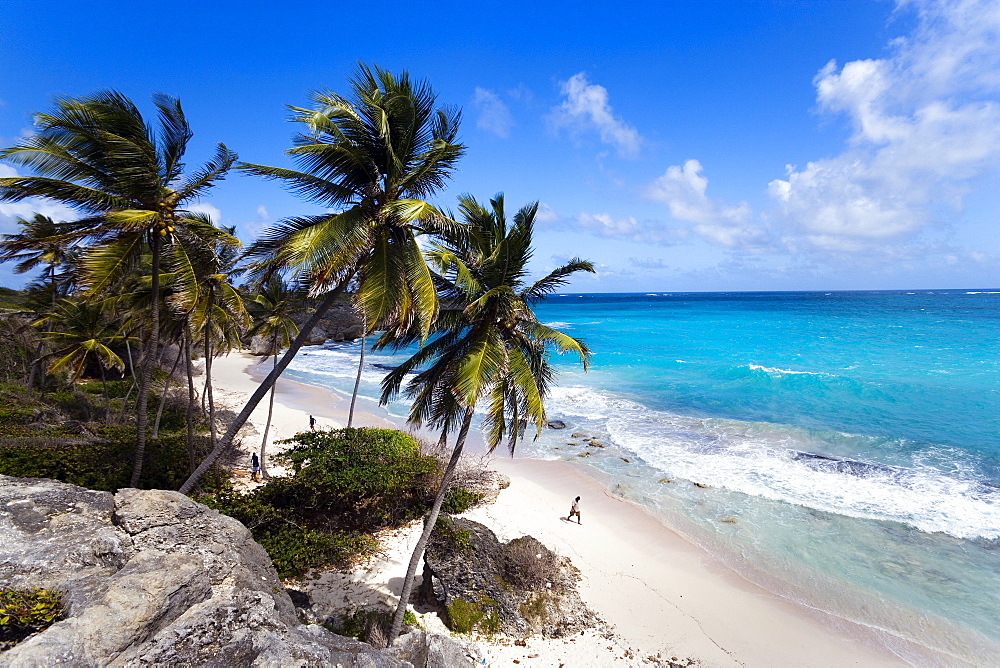 View over Harrismith Beach, St. Philip, Barbados, Caribbean