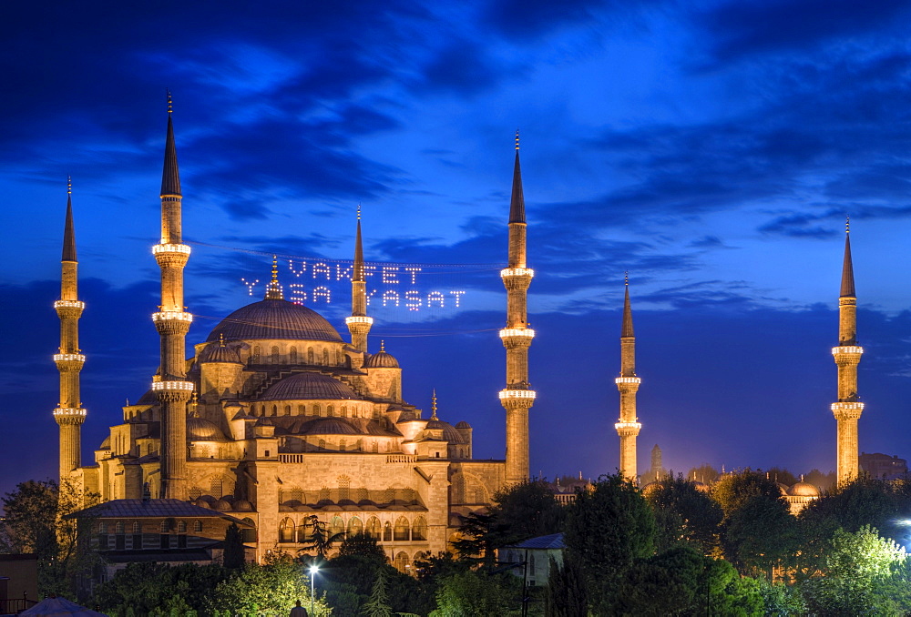 Blue Mosque, Sultan Ahmed Mosque, Istanbul, Turkey