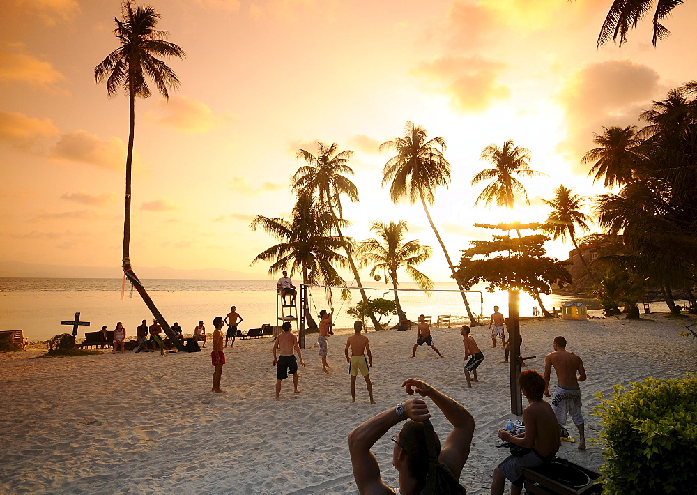 Hat Rin Nai Beach at sunset, Ko Pha Ngan, Ko Phangan, Thailand