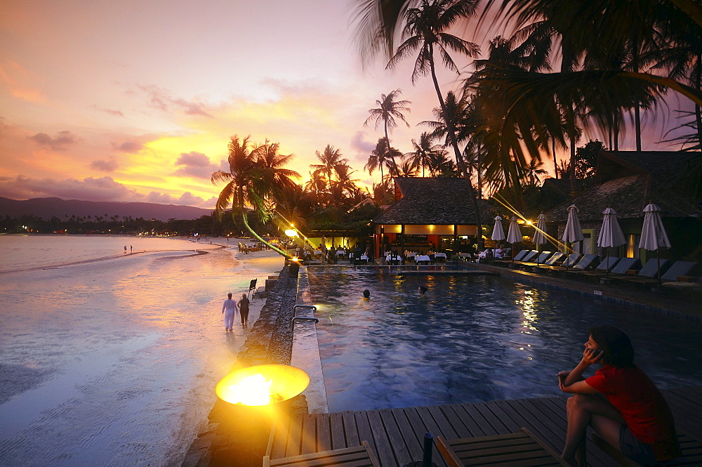 Evening at Chaweng Beach, Ko Samui, Thailand