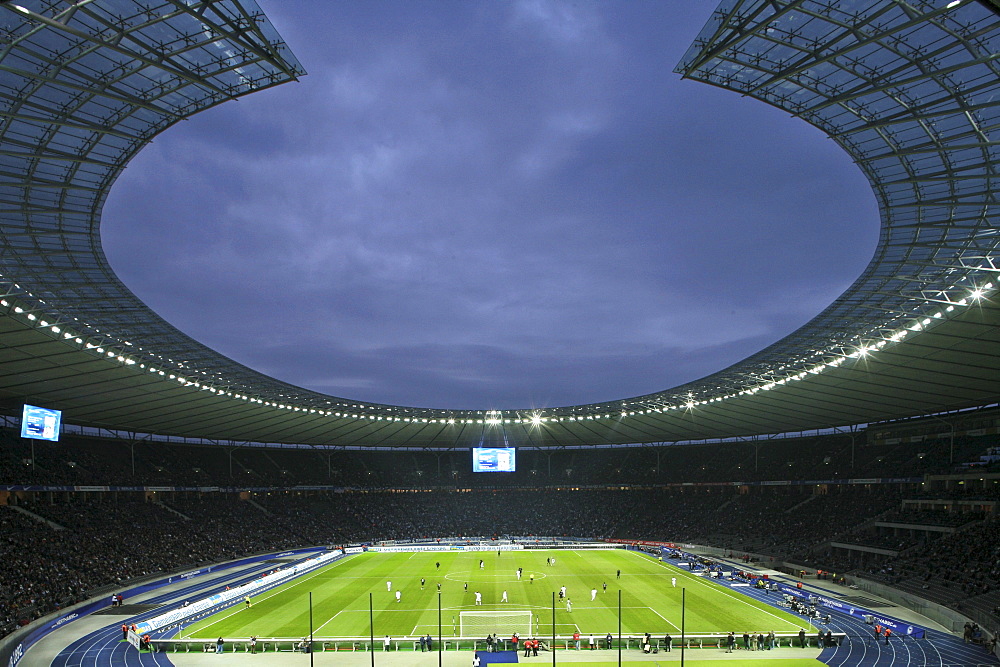 German Bundesliga Game at the Olympia Stadium, Berlin, Germany, Europe