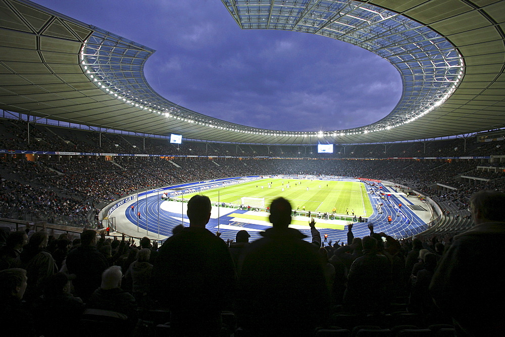 German Bundesliga Game at the Olympia Stadium, Berlin, Germany, Europe