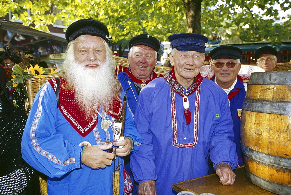 Kiepenkerle (mobile traders) at Kiepenkerl-Sunday in Stadtlohn, Muensterland, North Rhine-Westphalia, Germany