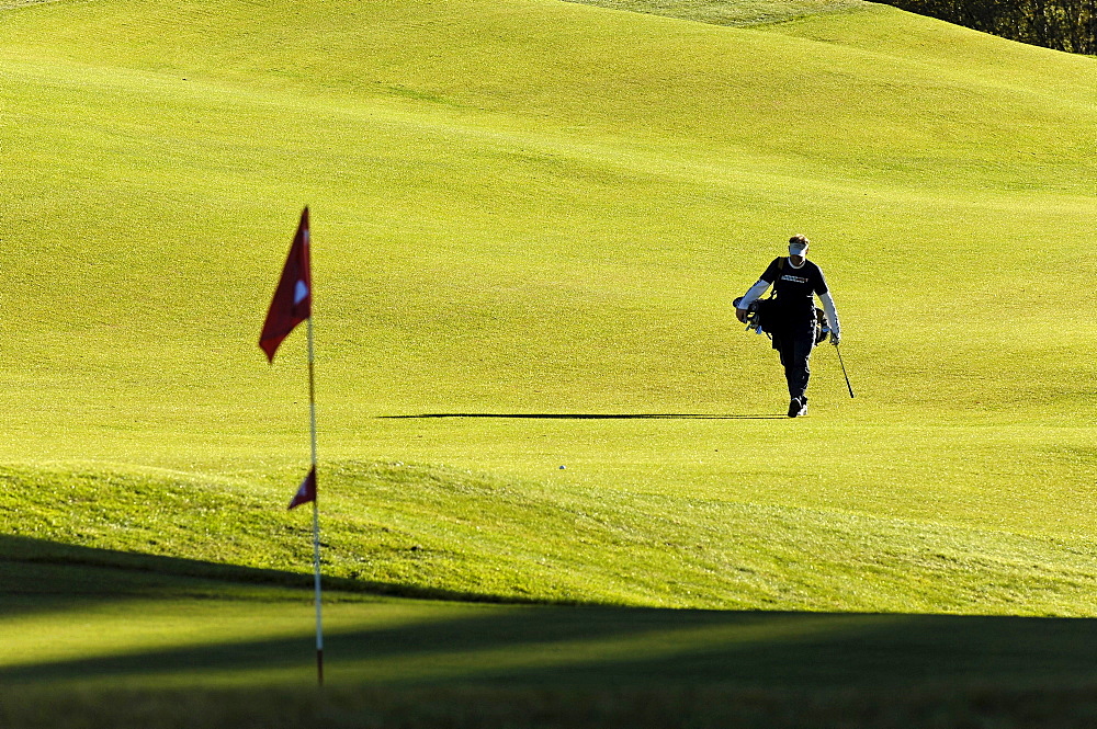 Reischach golf club, Puster valley, Val Pusteria, South Tyrol, Italy