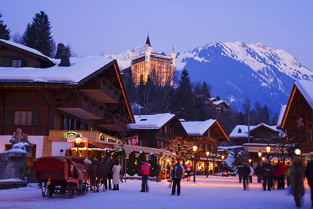 Palace Hotel, Gstaad, Bernese Oberland, Canton of Berne, Switzerland