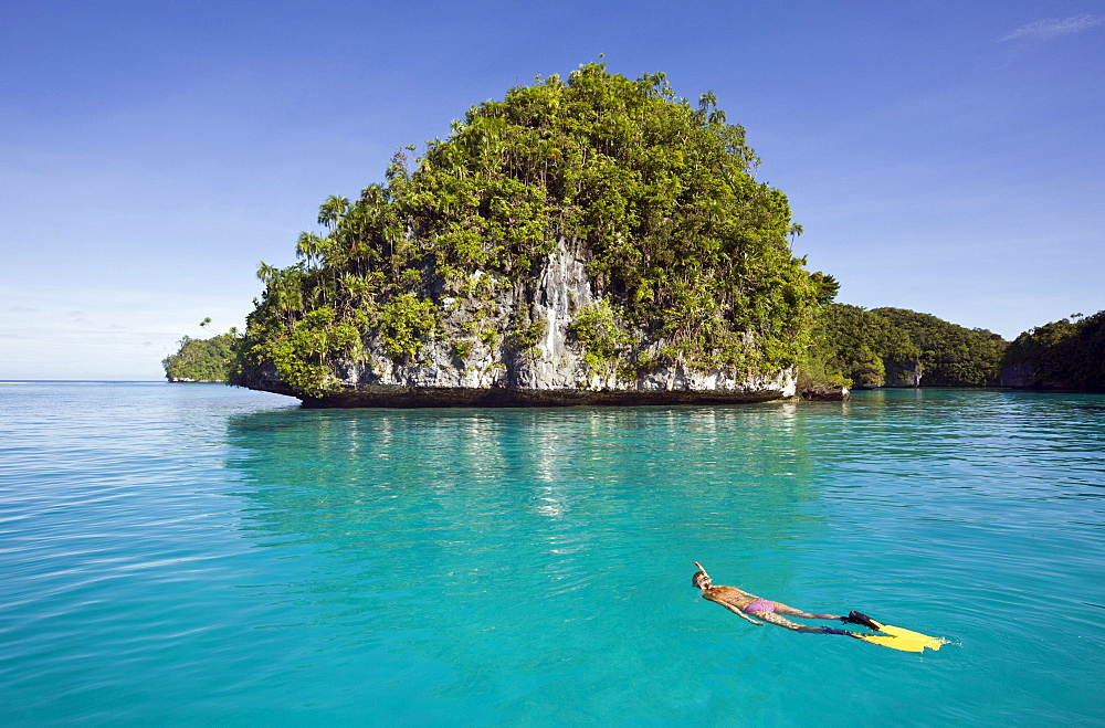 Snorkeling Rock Islands, Micronesia, Palau