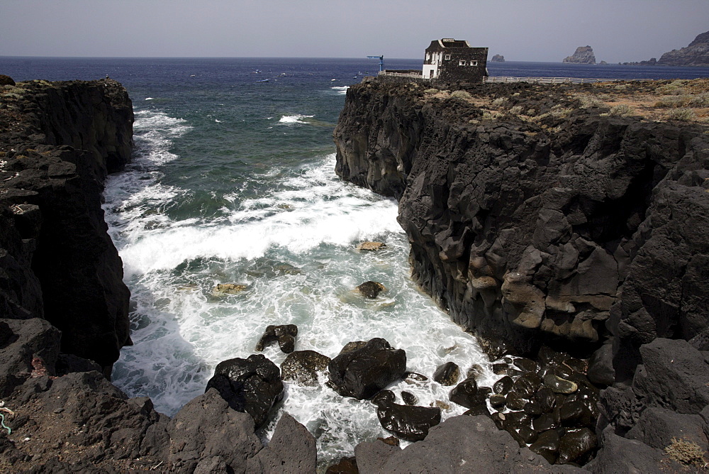 Coastal landscape Las Puntas, El Golfo, El Hierro, Canary Islands, Spain