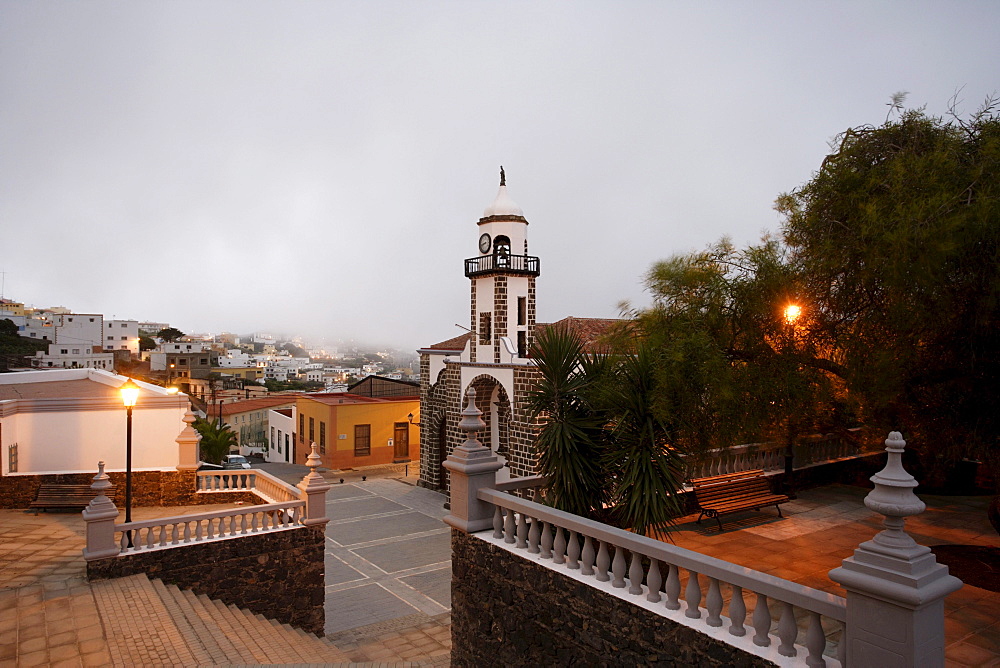 Church, Nuestra Senora de la concepciâˆšÃ‰Â¬â‰¥n, Valverde, Camino de la Virgin hiking trail, El Hierro, Canary Islands, Spain