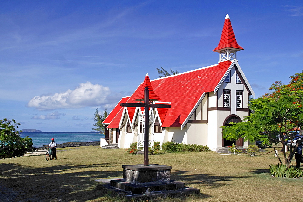 Eglise de Cap Malheureux, Mauritius, Africa