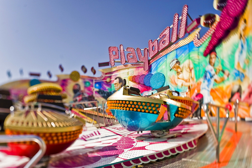 Fairground ride, Oktoberfest, Munich, Bavaria, Germany