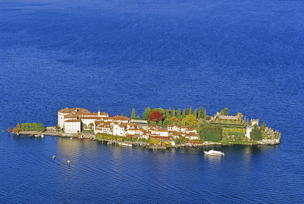 View at Isola Bella, Borromean island, Lago Maggiore, Piedmont, Italy, Europe