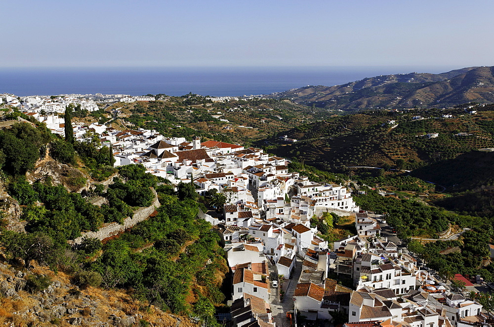 View over Frigiliana, Andalusia, Spain